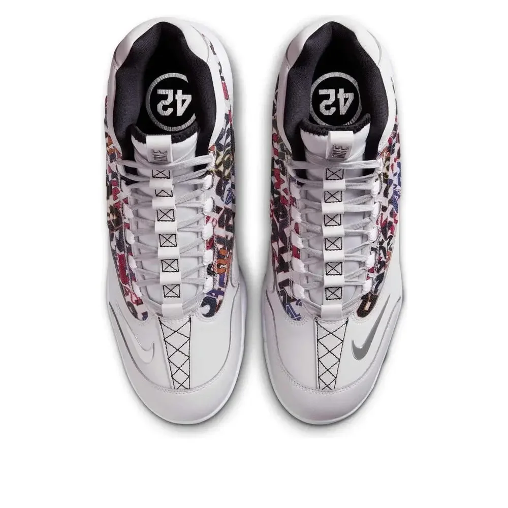 $169 Nike Griffey 2 MCS Jackie Robinson Baseball Cleats Size 13 Grey HJ4509-001 - Picture 3 of 13